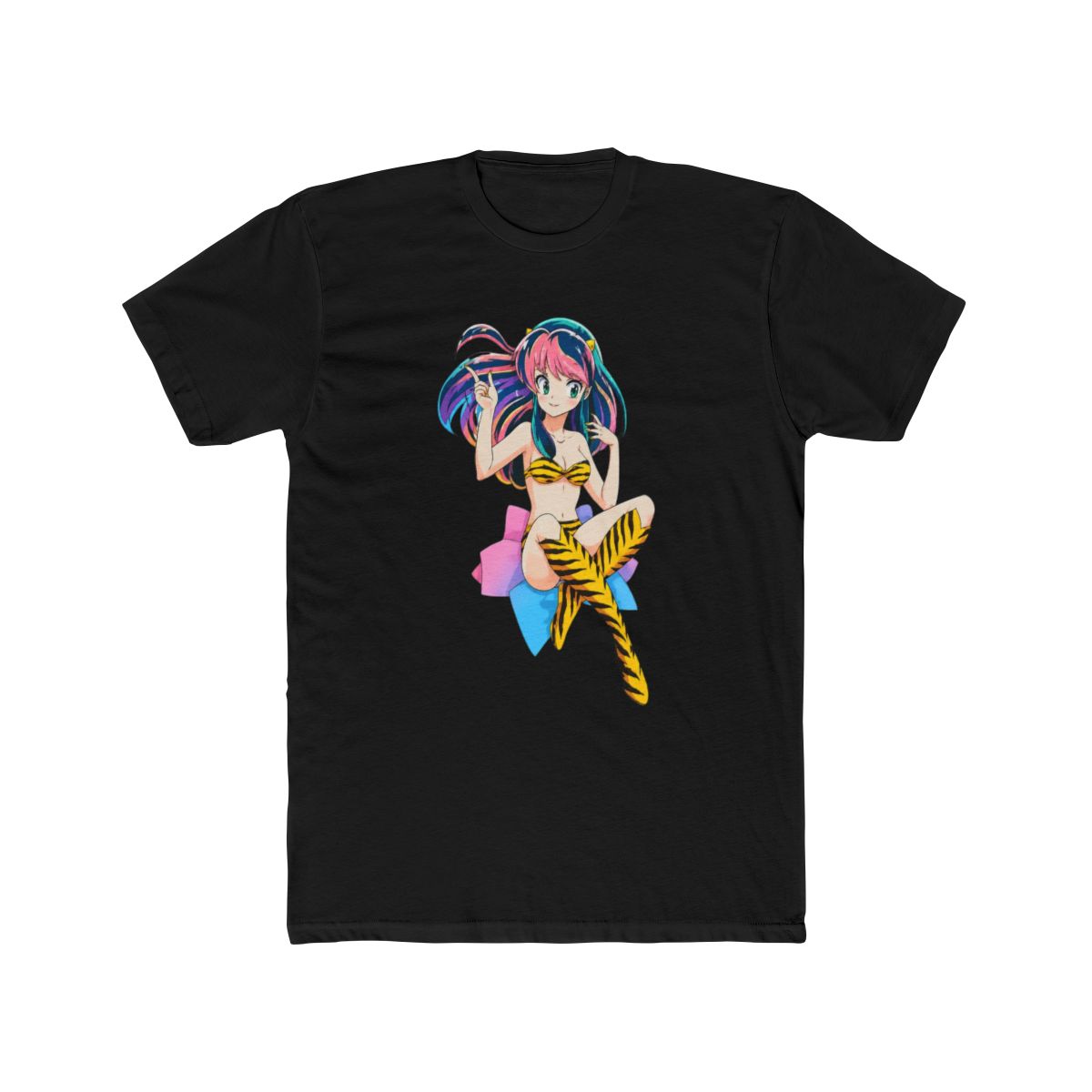 Urusei Yatsura written by Rumiko Takahashi Lum anime T Shirt US Size 2XL Black